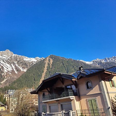Vue Brevent Sublime En Centre Ville Avec Parking Prive Chamonix Exteriör bild